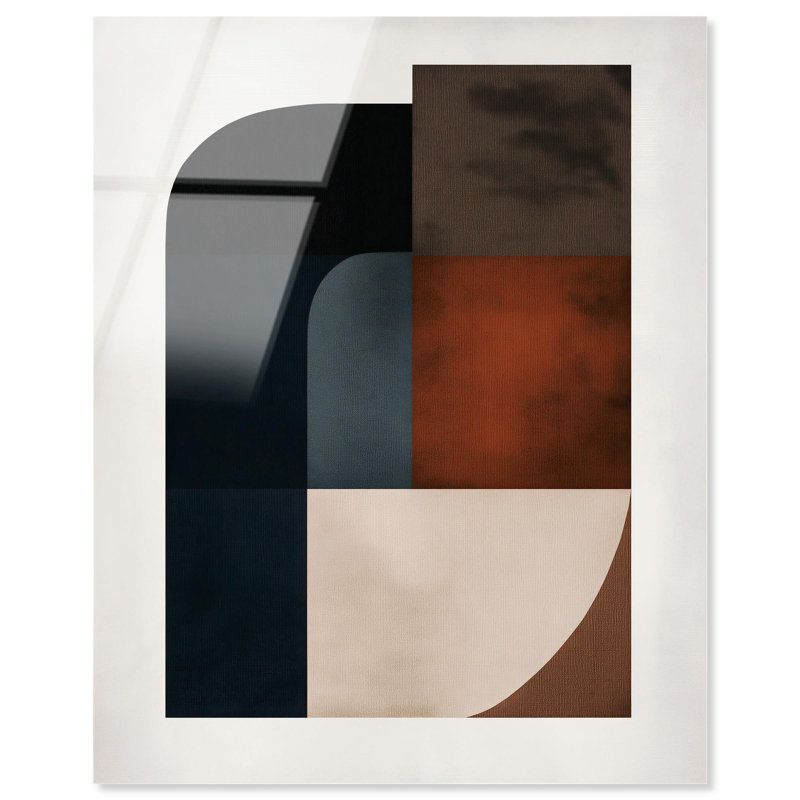 «Intersecting Arcs III», reproduction d'art sur acrylique par Art Remedy, H 30 po x l 24 po