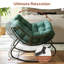 Chaise berçante de patio avec repose-pieds-1696083600