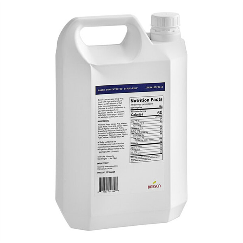 Sirop Bossen à la mangue avec pulpe Oz. 535SYPMNGOP
