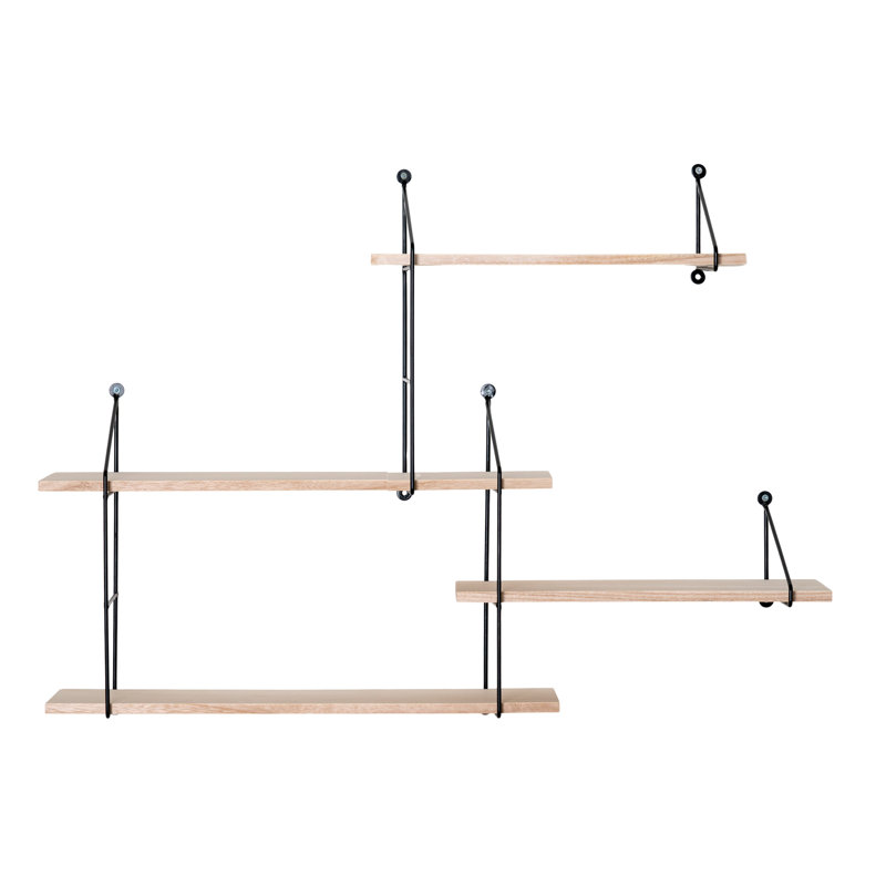 Domnick 4 Piece Bracket Shelf