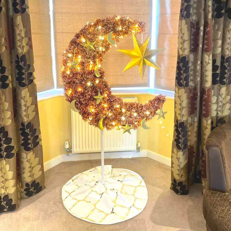 Eid Moon Tree and Led Lights