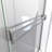 56" x 55" Bypass Semi-Frameless Tub Door-42568630-42568631