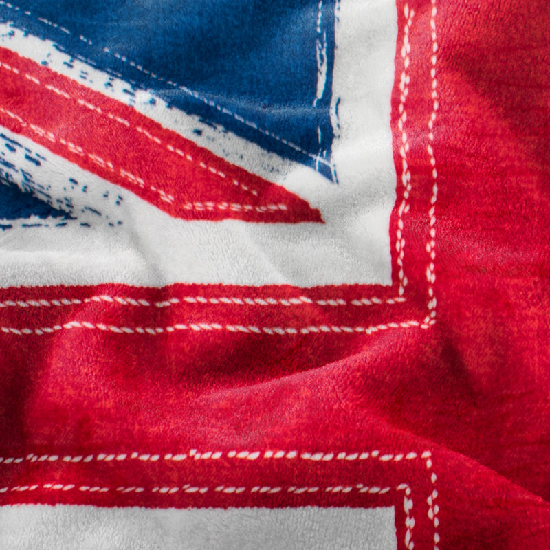 Nordmeyer Super Soft Proud Union Jack Printed Blanket Throw