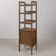 Armoire linéaire sur pied au fini noir Juglans de l 21 po x P 17 po x H 72 po Ferrero