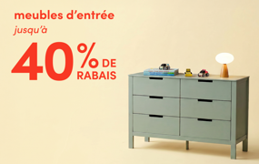 meubles d'entrée en solde