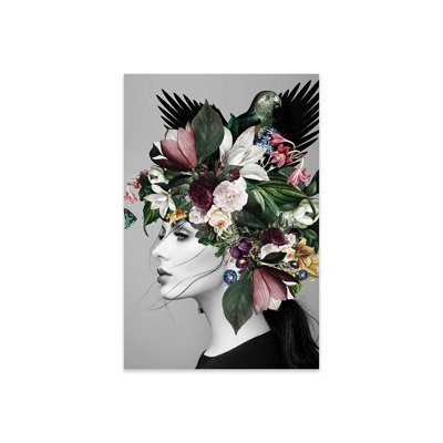 «Woman and Flowers III» par Danilo de Alexandria - impression non encadrée