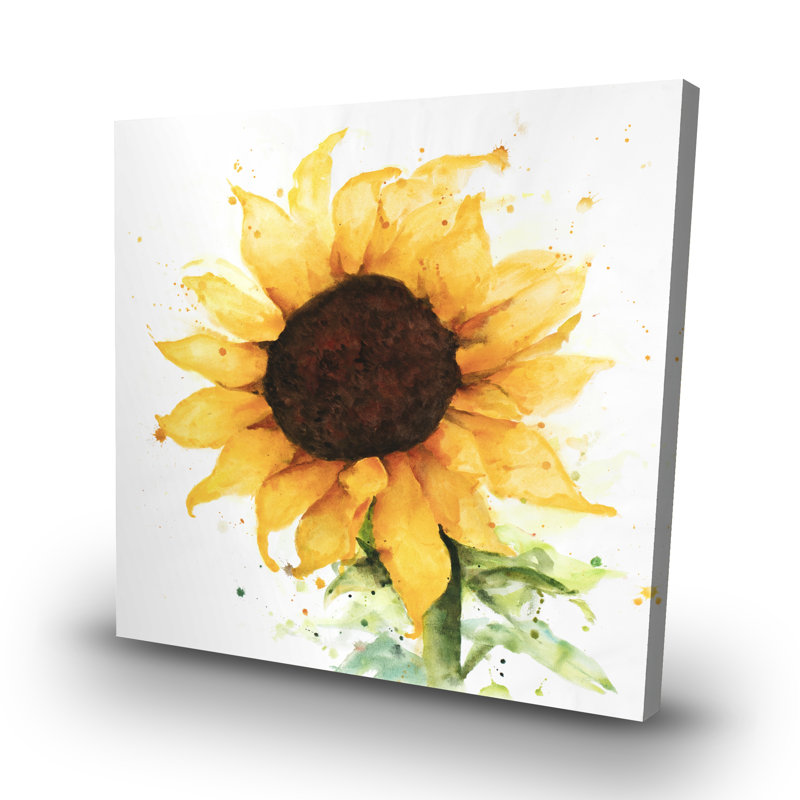 Sunflower - 32"x32" art on canvas
