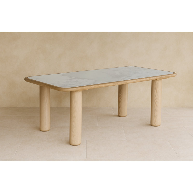 Kulindros Marble Top Dining Table