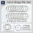 100% Blackout Curtain Liners for Bedroom Noice Reducing Thermal Insulated Liners for Living Room with 18 Pcs Rings 2 Panels Set-111096481