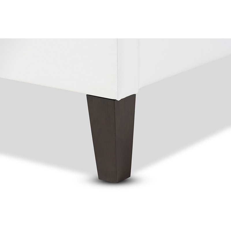 Lit plateforme Yaisa, Très grand, Blanc