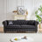 Faux Leather Sofa Tech Fabric Chesterfield Sofa with Rolled Arms Sofa-1947107595-1947107701