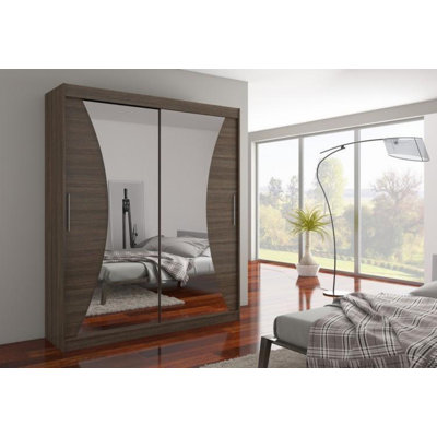 Trachoni 2 Door Manufactured Wood Wardrobe