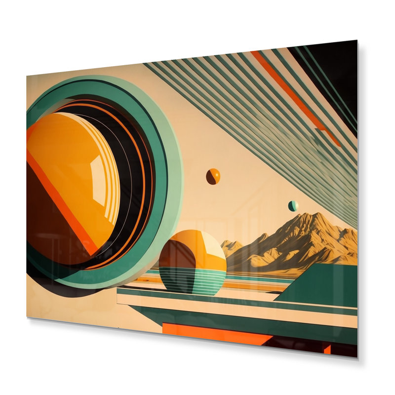 Décoration murale rétro Mid-Century III, H 16 po x l 32 po