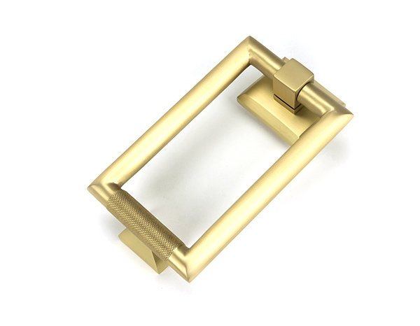 Brompton Door Knocker, Satin Brass