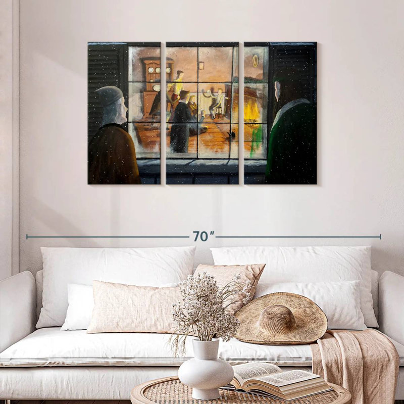 Lelend Christmas Carol, 28" H x 45" W