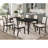 Alexander Black Rectangular Extension Leaf Dining Table