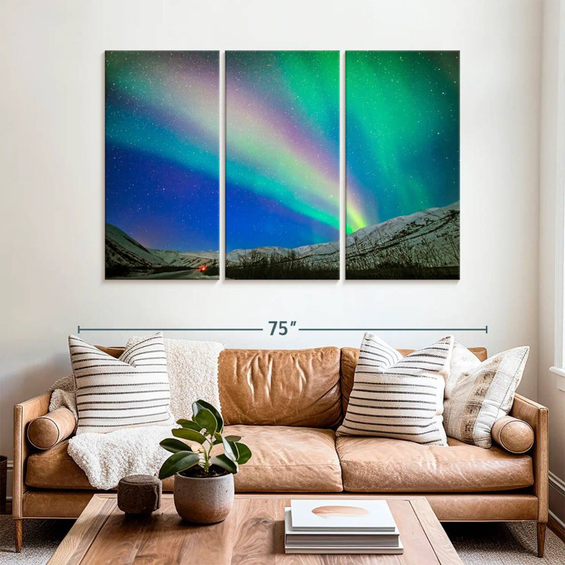 Syd Dalton Highway Aurora, 42" H x 65" W