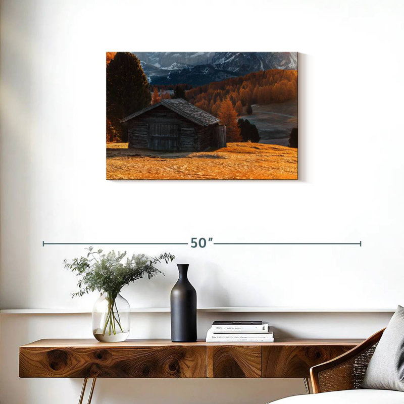 Alvord Woodshed Autumn, H 20 po x l 30 po