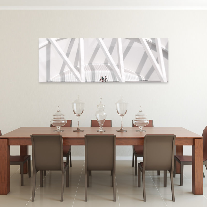 Minimalist Urban Cycling by Marc Huybrighs - Wrapped Canvas Panoramic Print, 152.4 cm H x 50.8 cm W