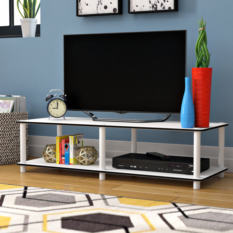 Lapidge Unfinished TV Stand for TVs up to 43", White