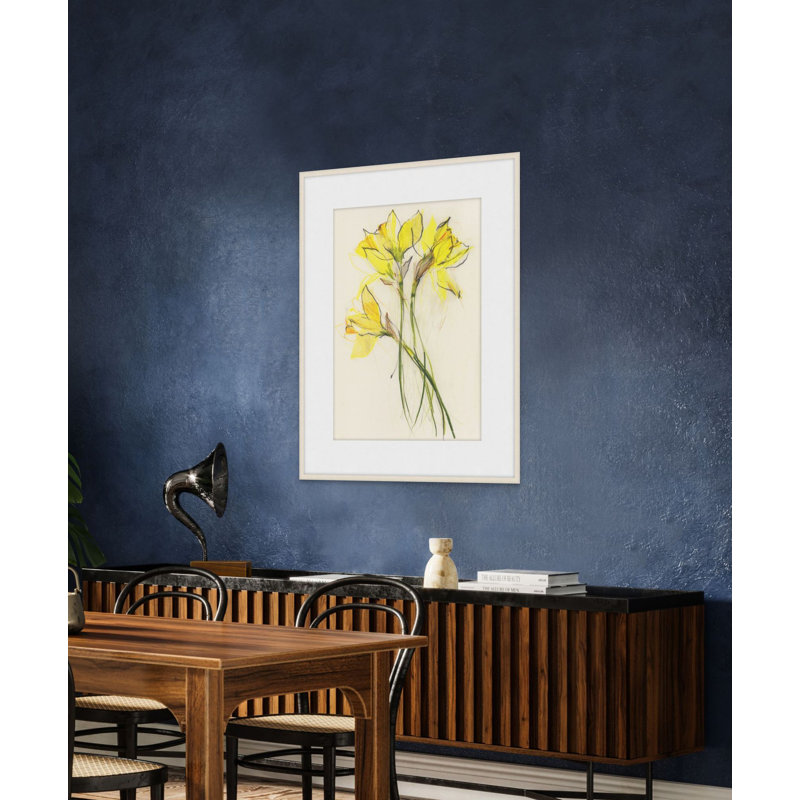 Daffodils 1 Print by Claudia Lowry, 39" H x 32" W