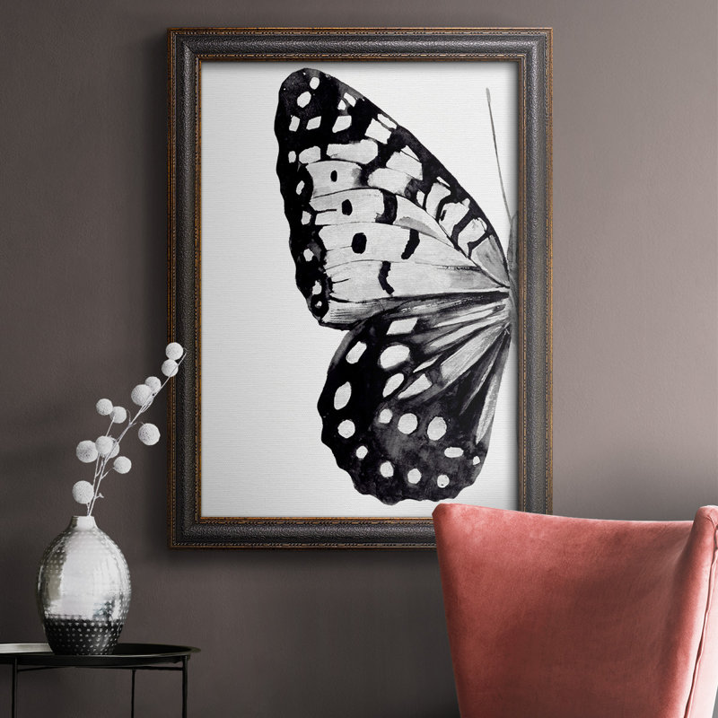 Ailes monochromes I - reproduction d'art sur toile, H 20 po x l 16 po x P 2,5 po