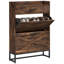 Armoire décorative, armoire à chaussures étroite avec 2 portes rabattables et tiroir supérieur-1141562578