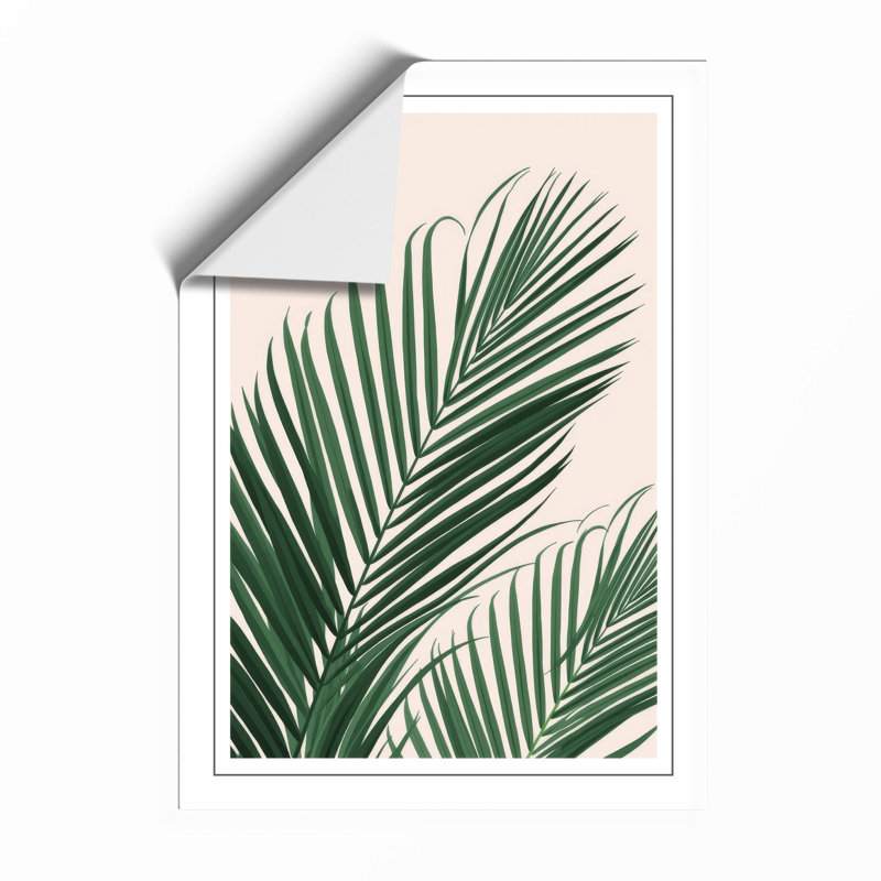 Verdant Palm Fronds Botanical - Print, Unframed, A4 - 29.7 x 21.0 cm