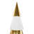 Christmas Tree, White And Gold Leaf