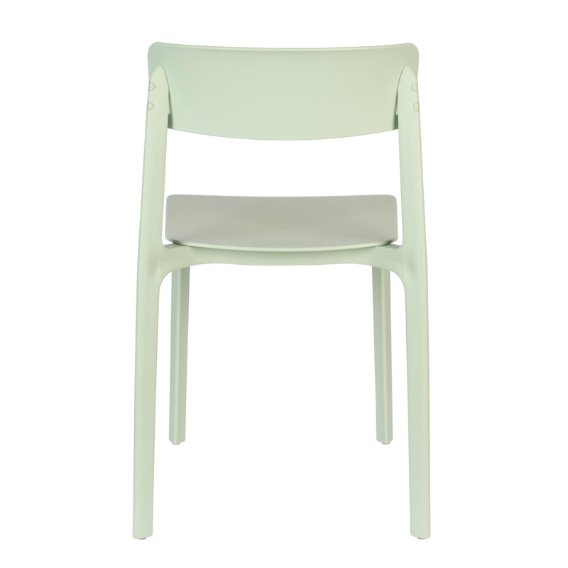 Outdoor Dining Side Chair, Green
