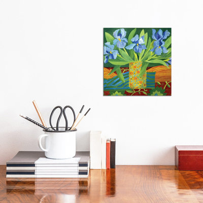 Iris by Jennifer Abbott - Wrapped Canvas Painting