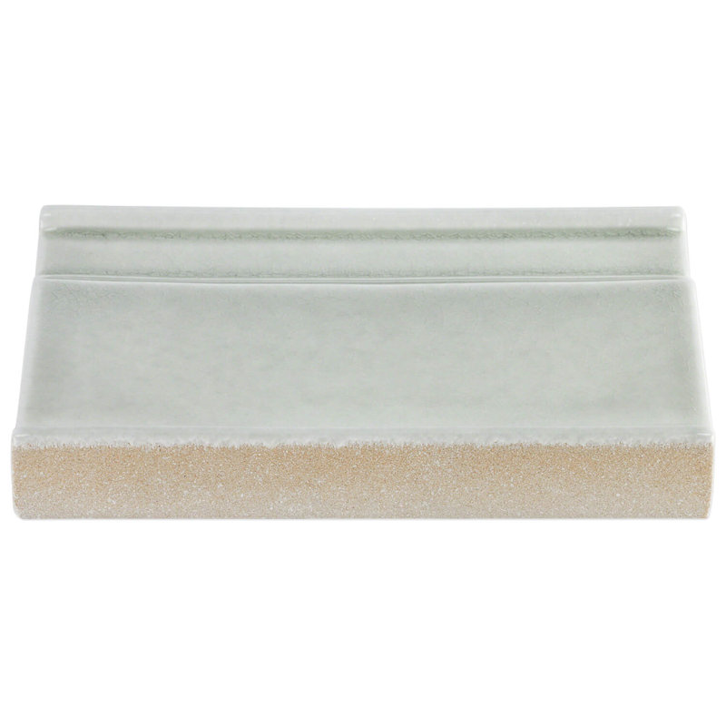 Divine 8" x 6" Ceramic Specialty Trim, White