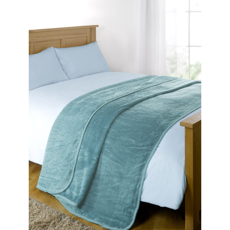 Moonika Throw Blanket, Duck Egg, 200 W x 240cm L