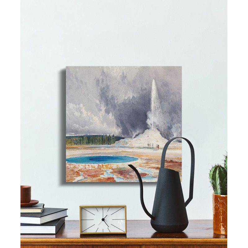 Matherly 1 Piece Wrapped Canvas Wall Art Set, 30x30