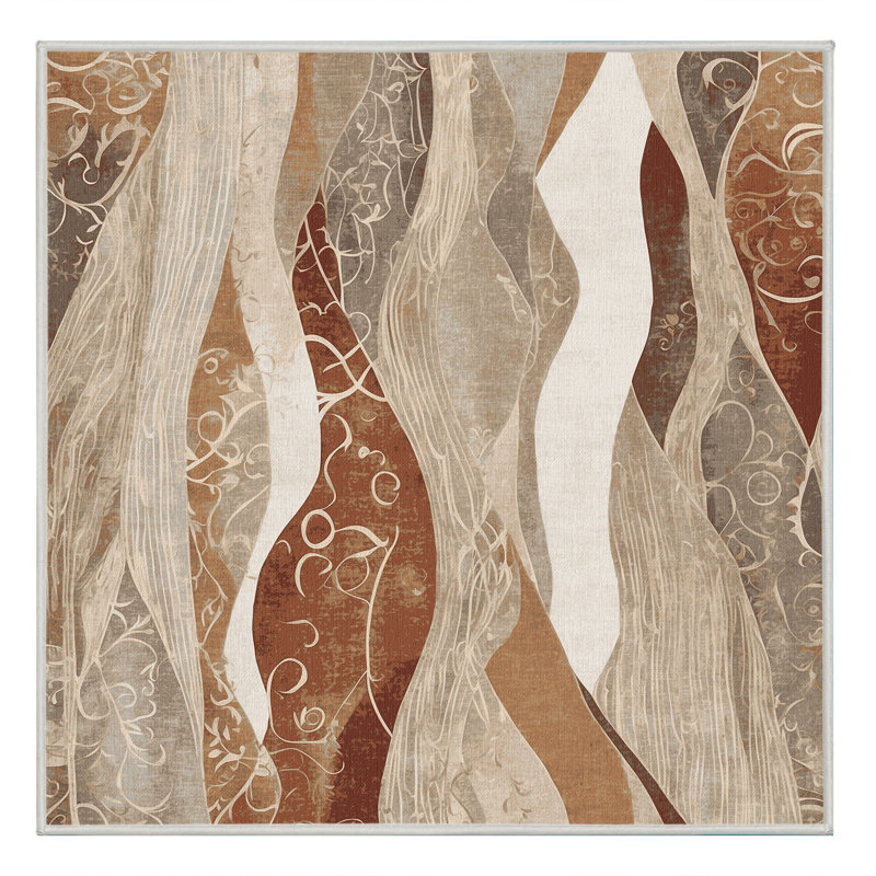 Soothing Crest Rug, Square 5'