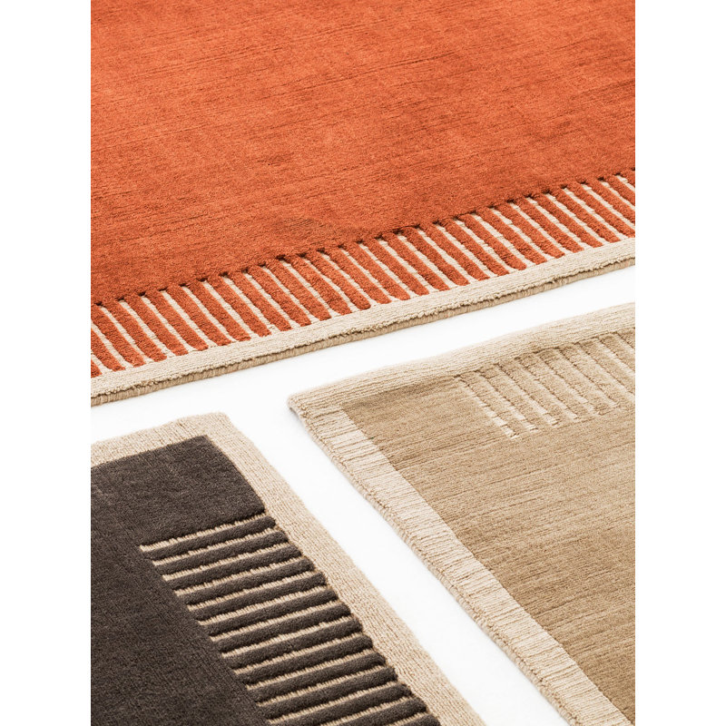 Duomo Hand Loomed Area Rug in Limestone Beige