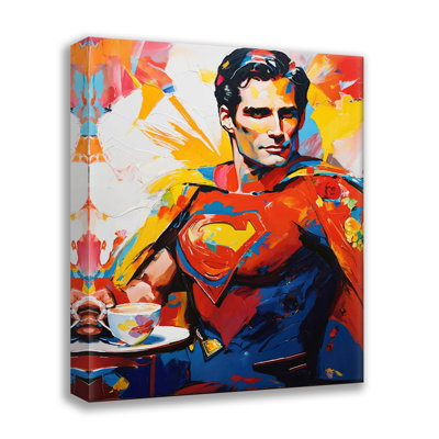 Superman  Giclee on Gallery Wrapped Canvas