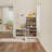 Shoe Storage Cabinet with Bench, Adjustable Shelves &amp; 7+3 Compartments | Snow White | Particle Board+MDF | Entryway-1262856484