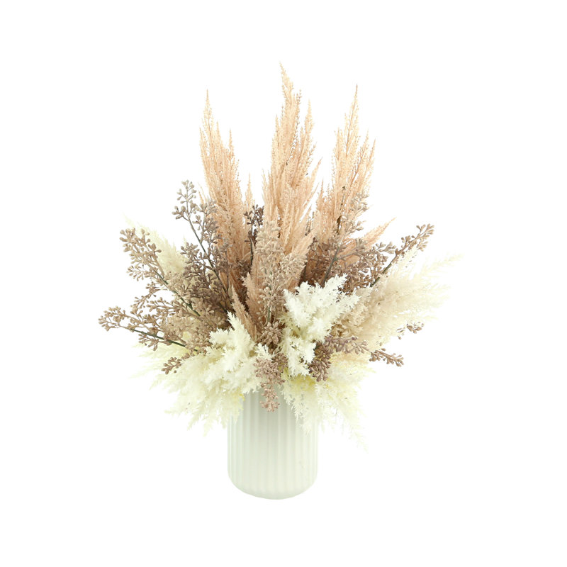 Vase Pampas Eucalyptus
