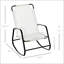 Chaise berçante de jardin