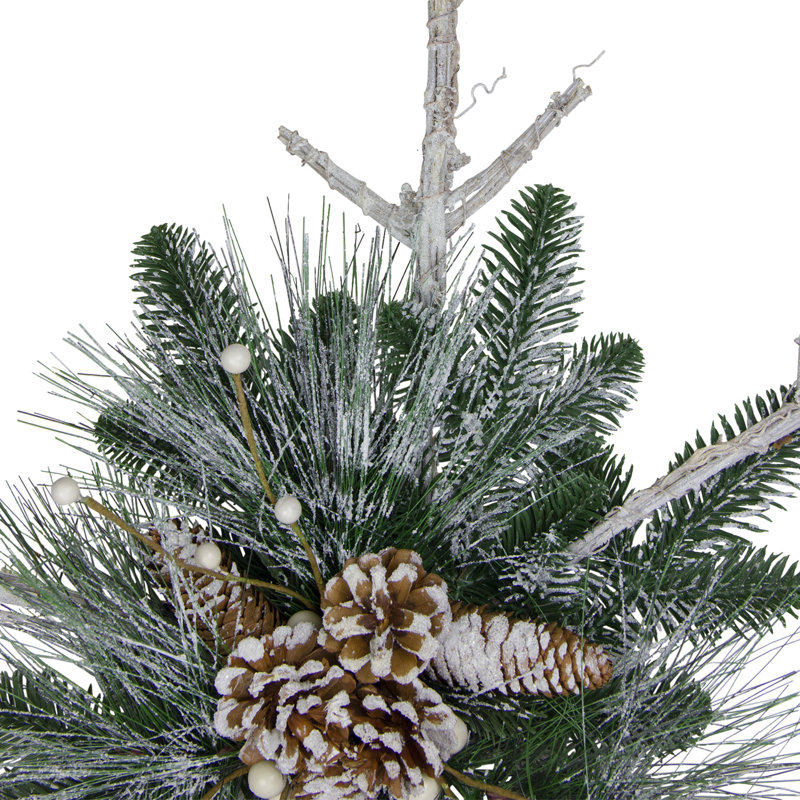 Ornement de Noël flocon de neige 24 po