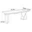 bureau rectangulaire moderne et simple