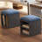 Velvet Shoe Stool