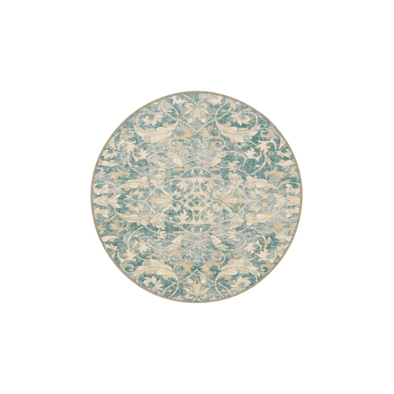 Tapis décoratif lavable à motif d'étoiles, Rectangle de 5 pi x 8 pi