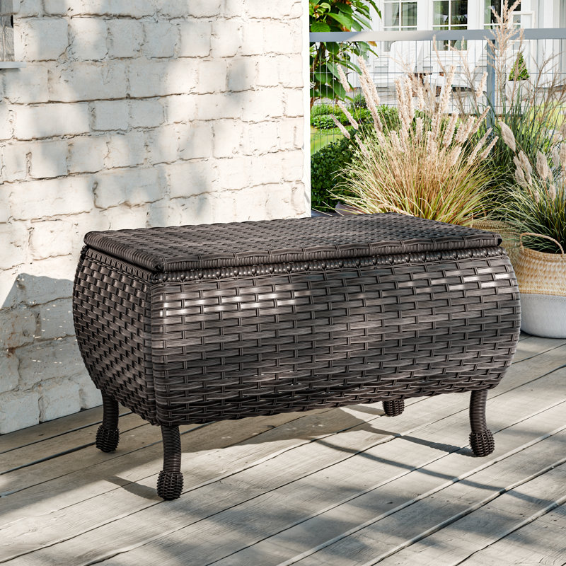 Nurani Rectangular Metal Outdoor Coffee Table , 19.69'' in. W 28.35'' in. D