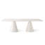 Spheres Rectangle Dining Table-White
