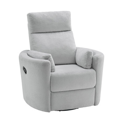 Soho Baby Nottingham Swivel Glider/Recliner Plush Gray