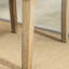 7 chaises de table rectangulaires avec 6 chaises élégantes en brun beige Ensemble de salle à manger: et sièges élégants