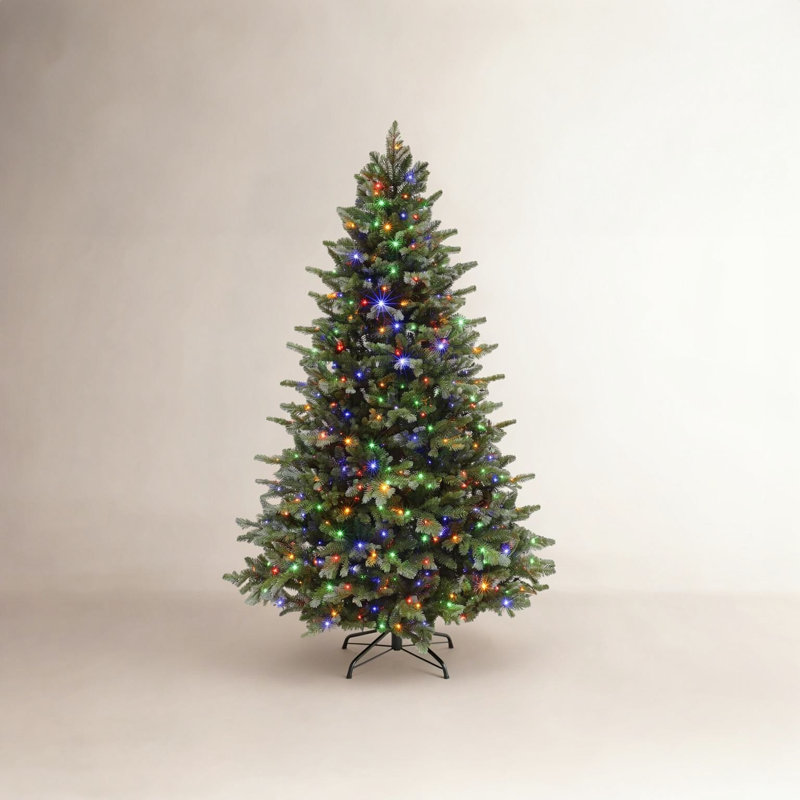 Sapin de Noël artificiel lumineux 7,5 pi