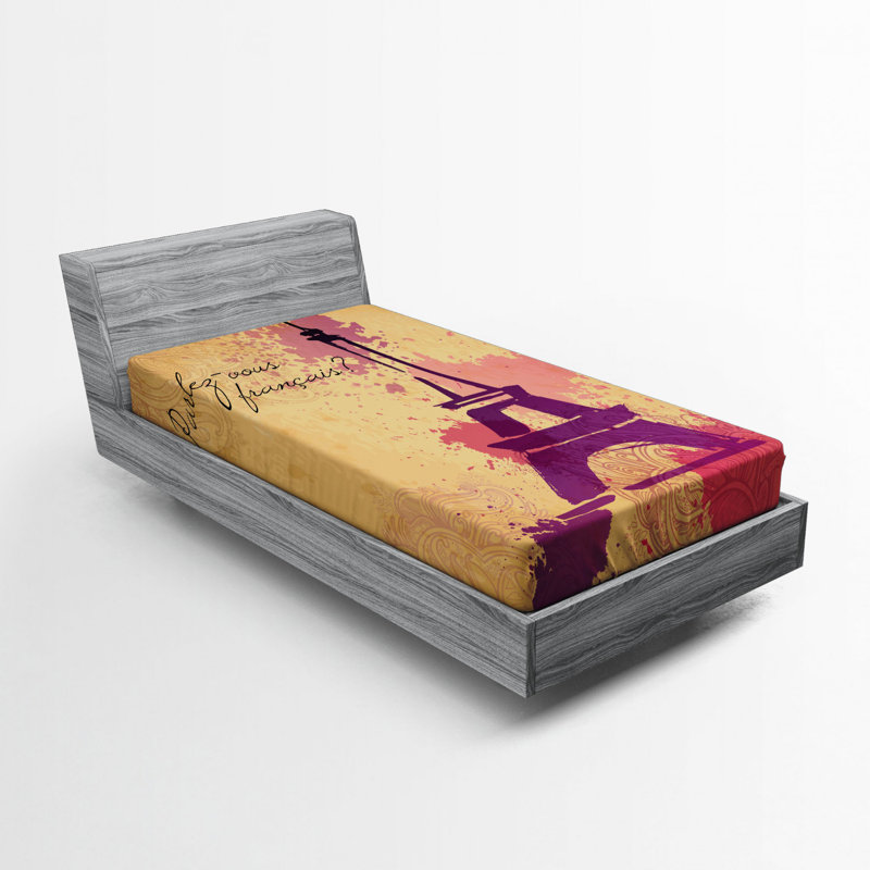 Drap-housse Tour Eiffel, Drap-housse simple TG